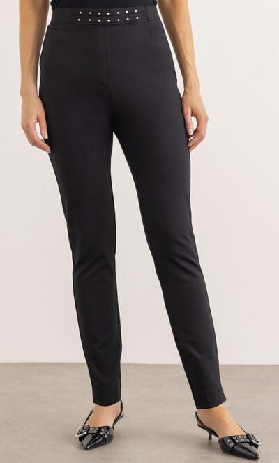 Ponte Pull On Slim Leg Trousers