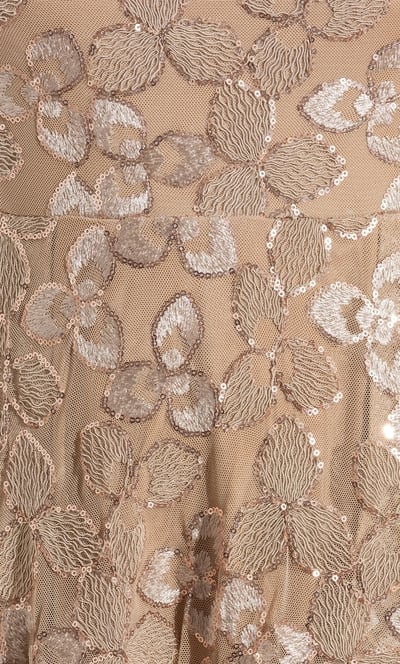 Sleeveless Sequin Mesh Dress