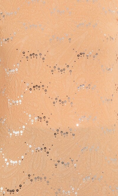 Anna Rose Textured Jersey Sparkle Top
