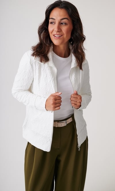 Anna Rose Textured Embellished Jacket