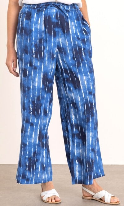 Tie Dye Wide Leg Trousers
