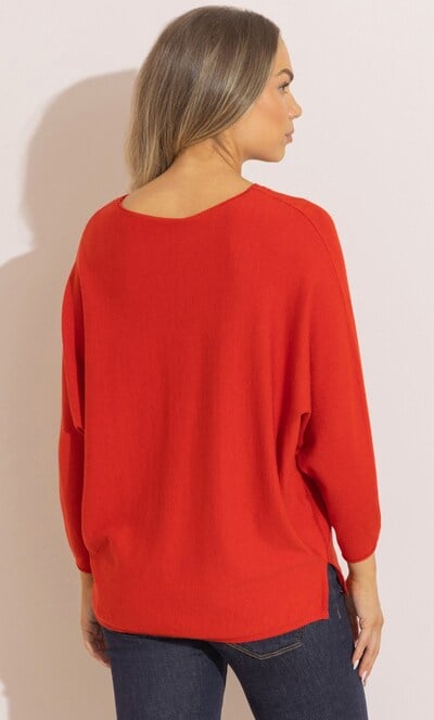 Batwing Knitted Jumper