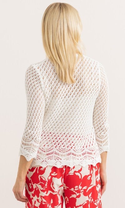 Open Stitch Knitted Cardigan