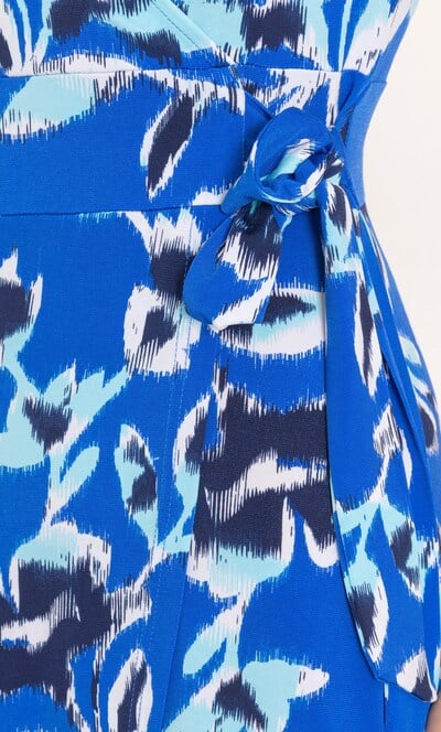 Anna Rose Printed Short Sleeve Dress