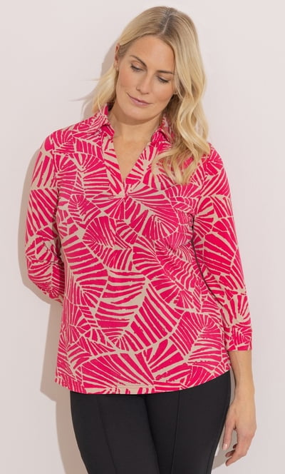 Anna Rose Printed Jersey Top