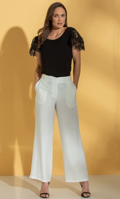 Wide Leg Trousers