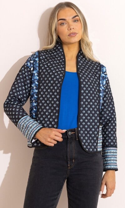Printed Quilted Jacket