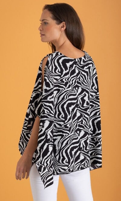 Printed Kimono Top