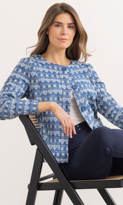 Embroidered Cotton Jacket