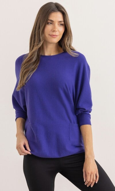 Batwing Knitted Jumper