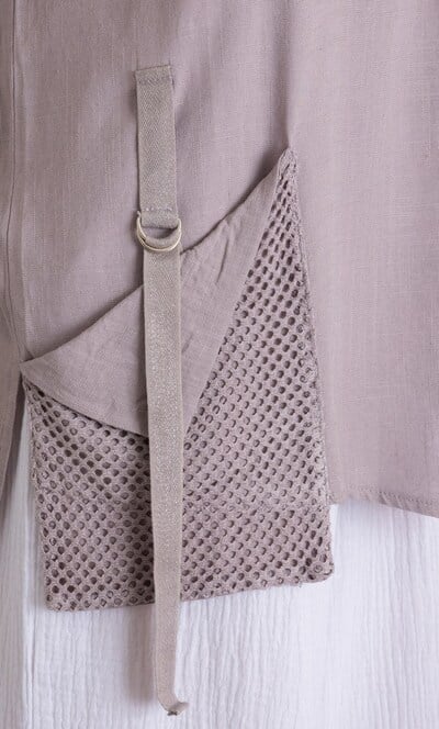 Linen Blend Loose Fit Top
