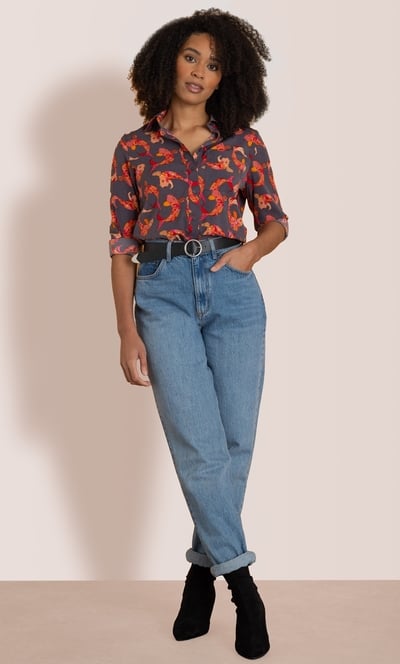 Koi Carp Fish Printed Shirt