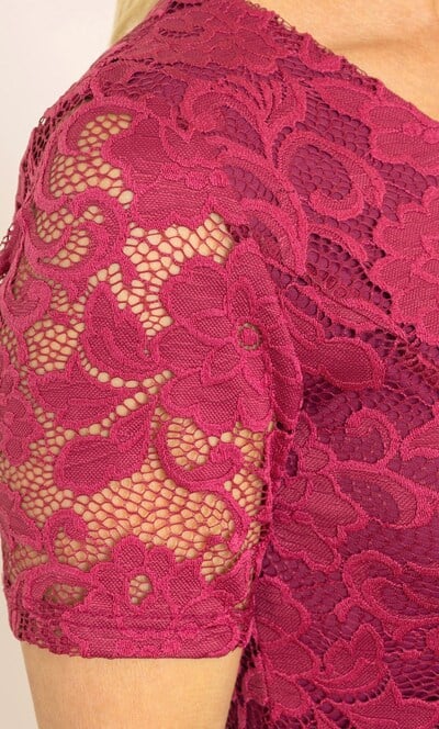Anna Rose Stretch Lace Dress