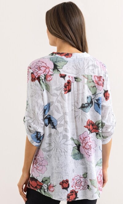 Botanical Printed Cotton Top