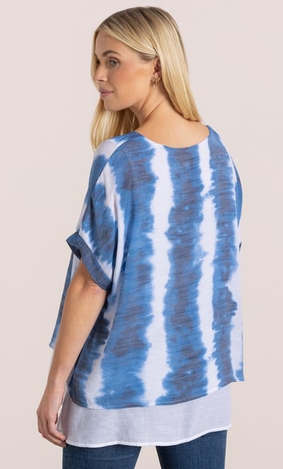 Tie Dye Layered Top
