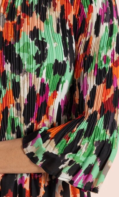 Print Pleated Top