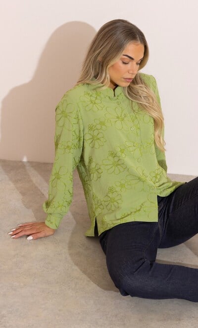 Embroidered Floral Blouse