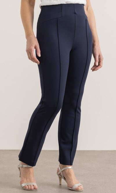 Anna Rose Pintuck Straight Leg Trousers