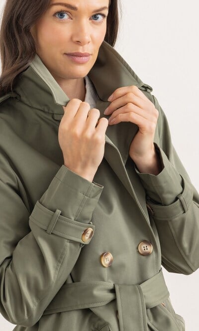 Double Breasted Trench Coat