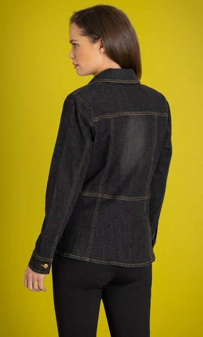 Peplum Denim Jacket