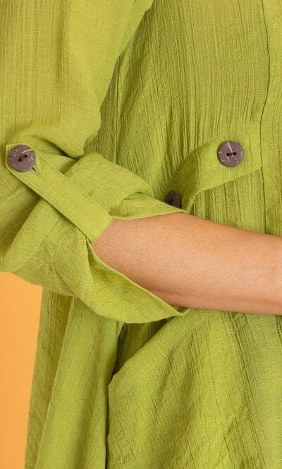 Dip Hem Pocket Tunic Top