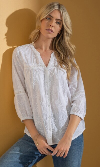 Embroidered Cotton Shirt