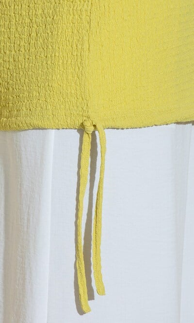 Textured Sleeveless Top