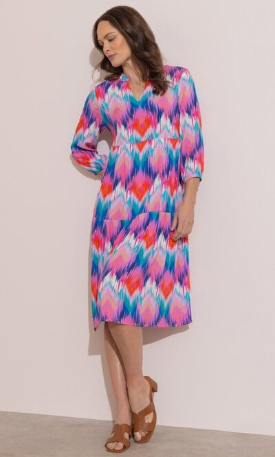 Printed Loose Fit Dress