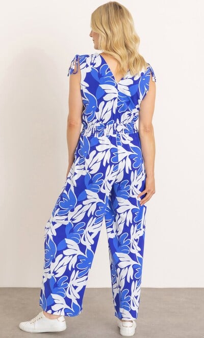 Printed Wide Leg Jumpsuit