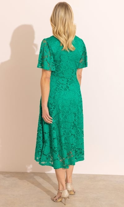 Anna Rose Floral Lace Dress