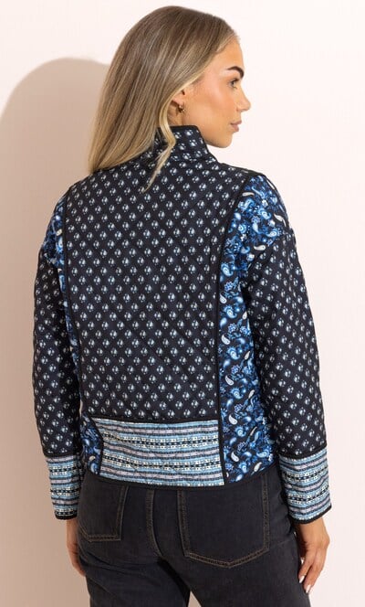 Printed Quilted Jacket