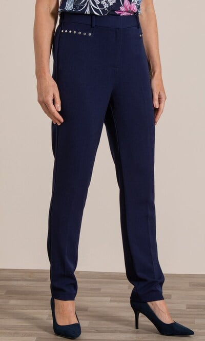 Anna Rose Slim Leg Trousers 27 Inch
