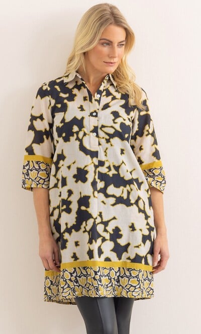 Printed Cotton Tunic Top