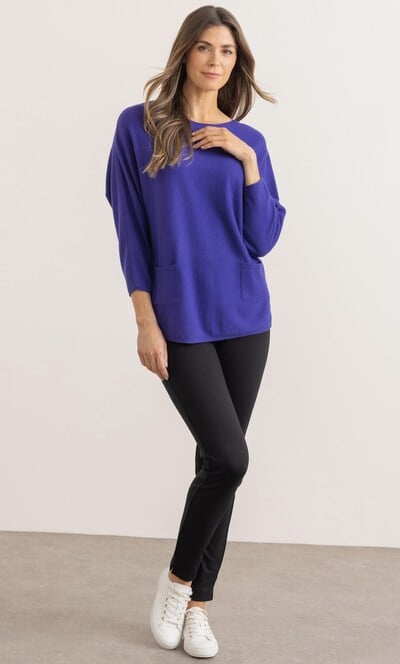Batwing Knitted Jumper