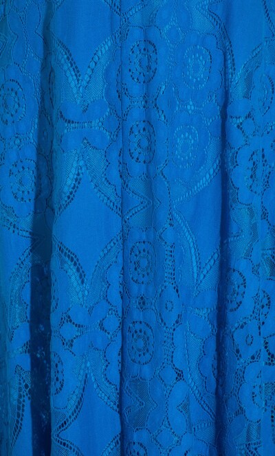 Dipped Hem Lace Midi Dress
