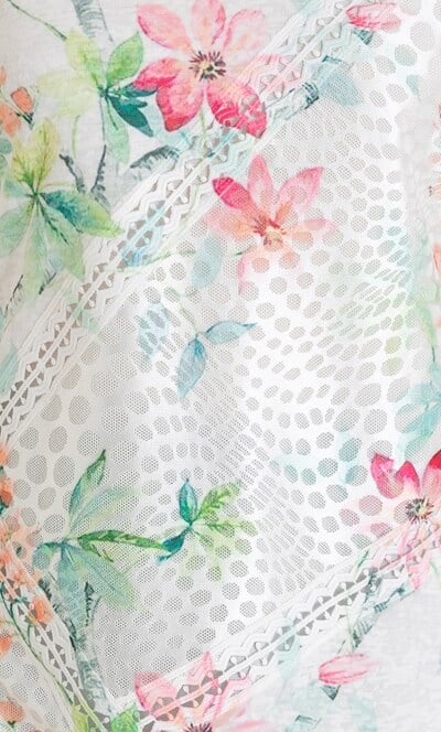 Anna Rose Asymmetric Patchwork Tunic Top