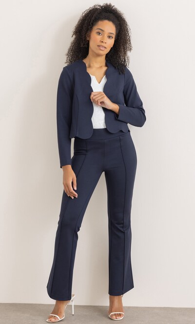 Ponte Kick Flare Pull On Trousers