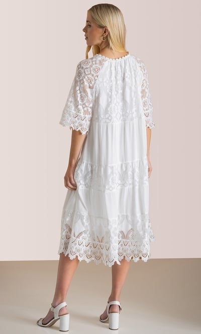 Lace Tiered Dress