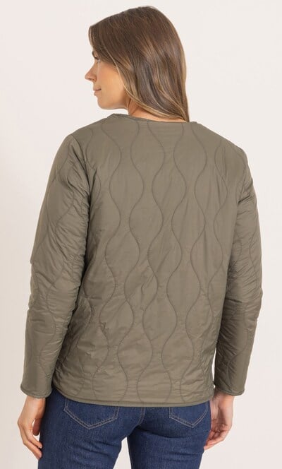 Reversible Teddy Borg And Padded Jacket