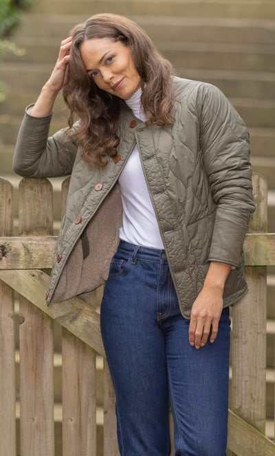 Reversible Teddy Borg And Padded Jacket