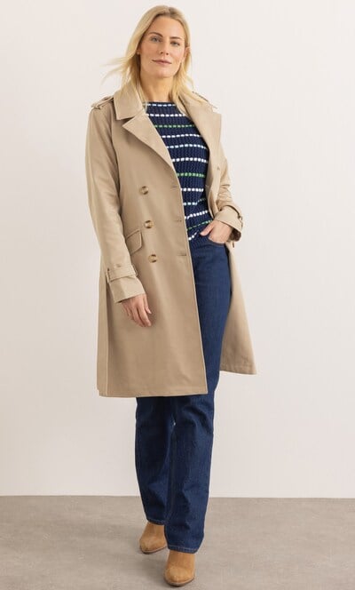Double Breasted Trench Coat