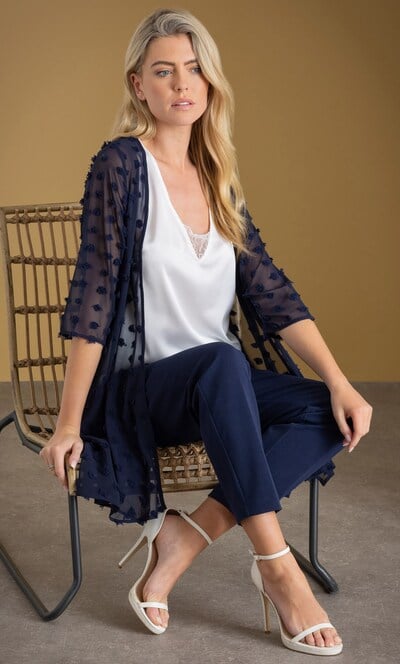 Dobby Dip Hem Cover Up