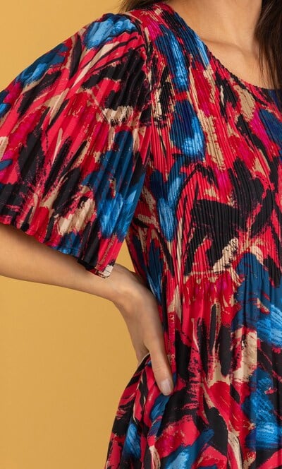 Print Pleated Top