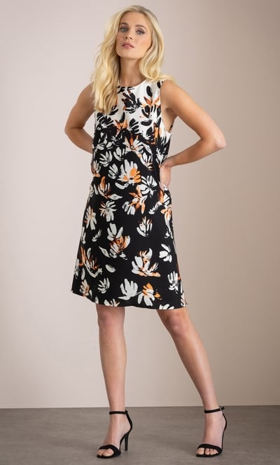 Floral Print Shift Dress