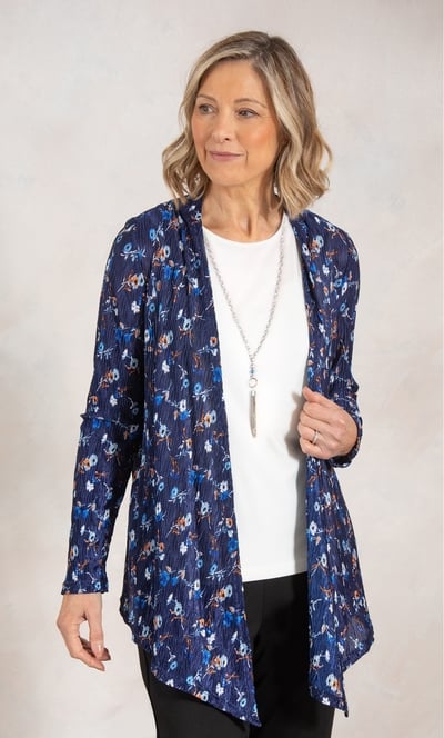 Anna Rose Patterned Two Piece Top Set