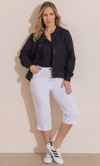 Cropped Stretch Jeans