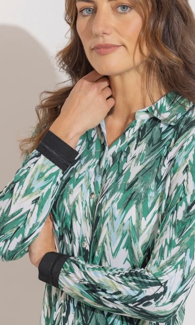Anna Rose Patterned Blouse