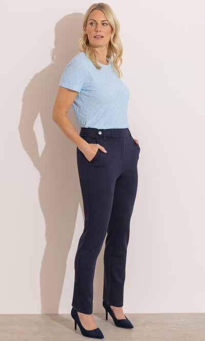 Anna Rose Ponte Slim Leg Trouser 27 Inch Leg