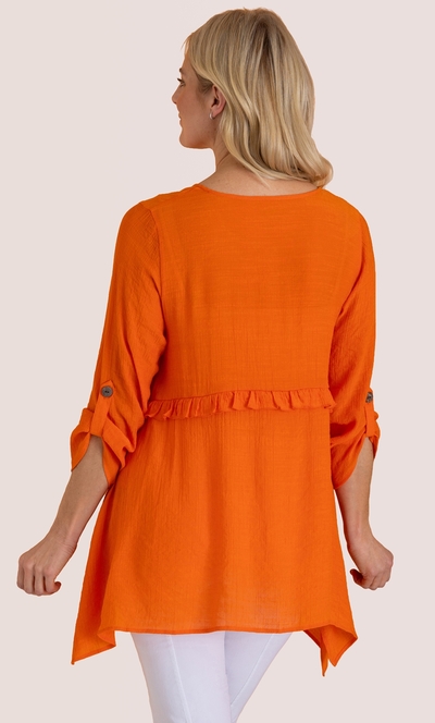 Dipped Hem Tunic Top