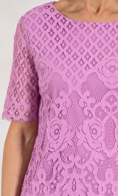 Anna Rose Short Sleeve Lace Top